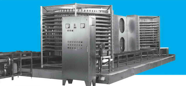 băng chuyền IQF dạng xoắn