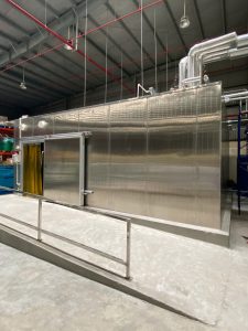 kho lạnh bảo quản đá viên